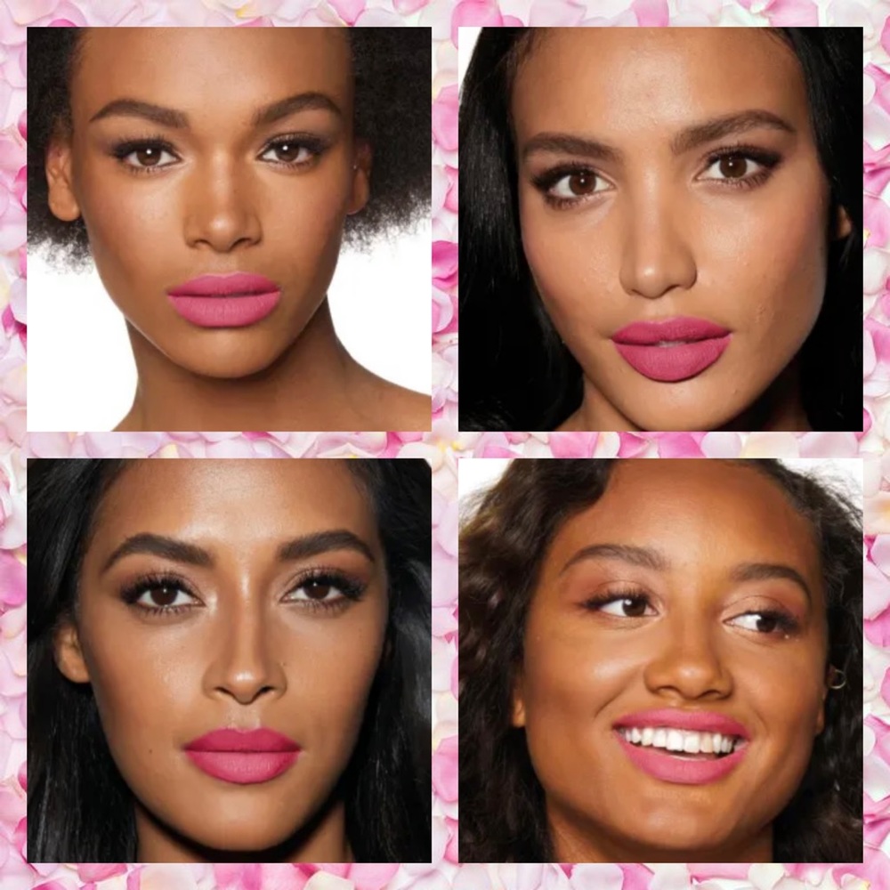 Charlotte Tilbury Hollywood Lips Matte Lip Gloss - Pin Up Pink - NIB - $34 MSRP - Picture 6 of 11